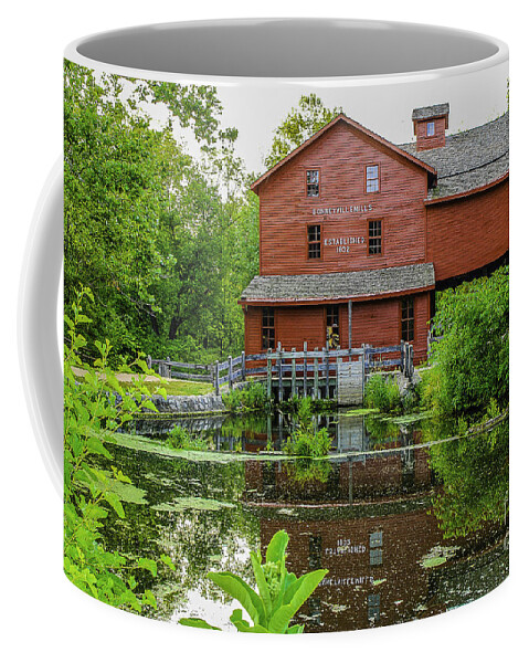 Antique Coffee Mug featuring the photograph Bonneyville Mill by Mary Carol Story