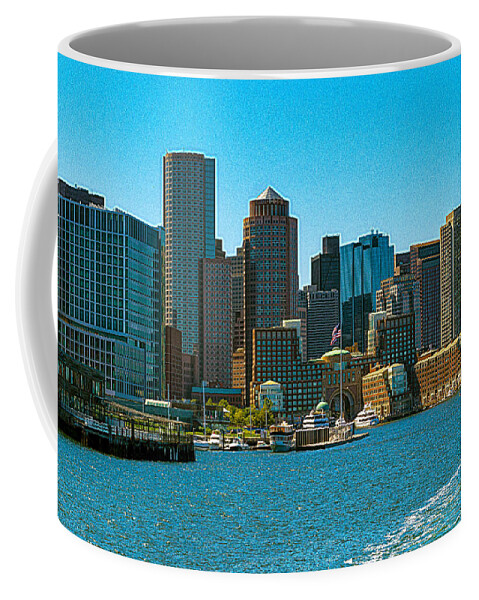 Boston Coffee Mug featuring the photograph Boston Harbor by James Meyer