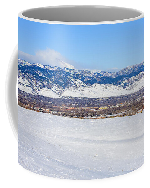 Boulder Coffee Mug featuring the photograph Boulder Colorado by Steven Krull