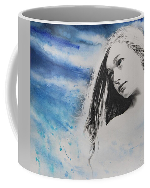 Homedecor Coffee Mug featuring the mixed media Boundless by Tracy Male