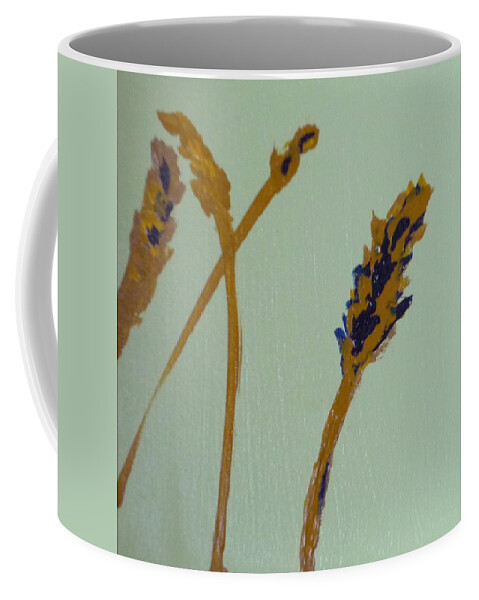 Wheat Coffee Mug featuring the painting Bread by Kim Grantier
