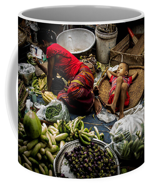 Rangoon Coffee Mug featuring the photograph Break Time by Joshua Van Lare