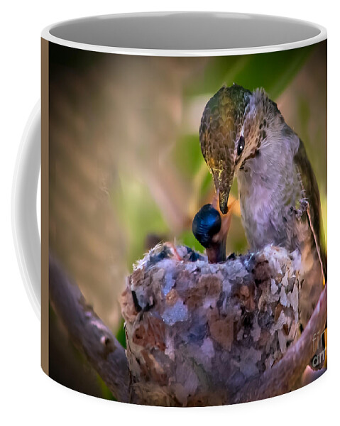 Fedding Coffee Mug featuring the photograph Breakfast by Robert Bales