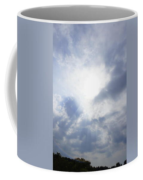 Sunlight Coffee Mug featuring the photograph Breakthrough by Laurie Perry