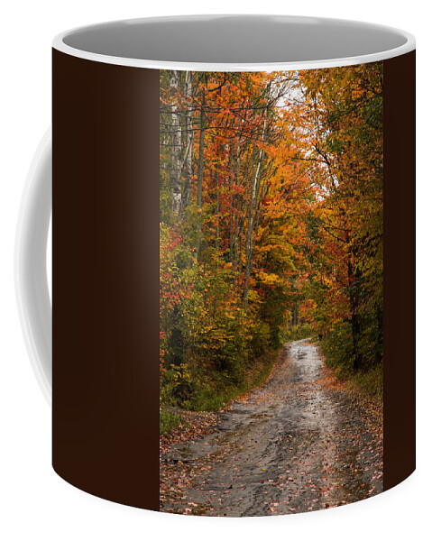 Autumn Foliage New England Coffee Mug featuring the photograph Breathe in the fall color by Jeff Folger