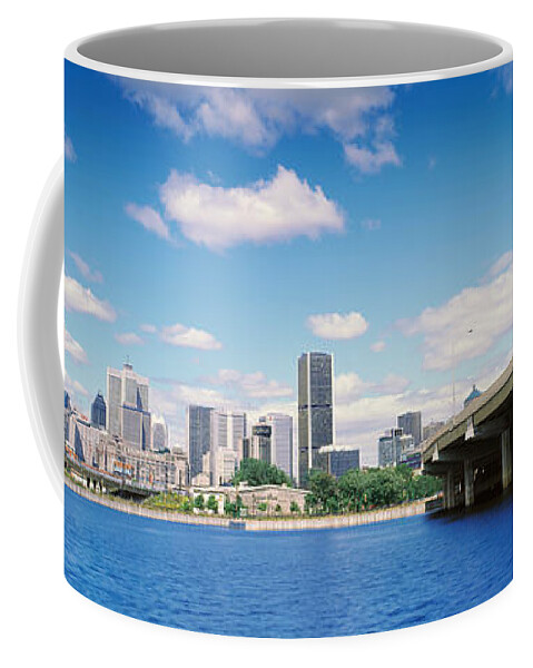 Photography Coffee Mug featuring the photograph Bridge Across A Canal, Lachine Canal by Panoramic Images
