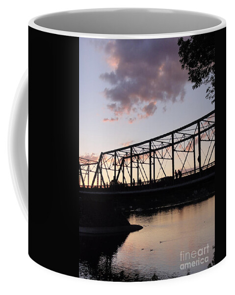 Birds Coffee Mug featuring the photograph Bridge Scenes August - 1 by Christopher Plummer
