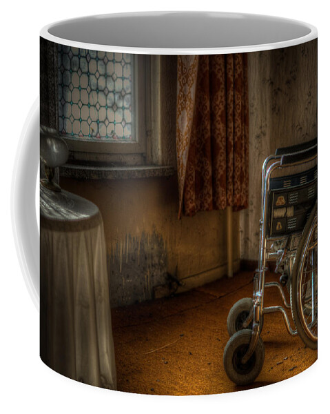 Urbex Coffee Mug featuring the digital art Broken dreams by Nathan Wright
