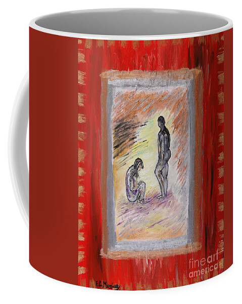 Loredana Messina Coffee Mug featuring the painting Broken Promises by Loredana Messina