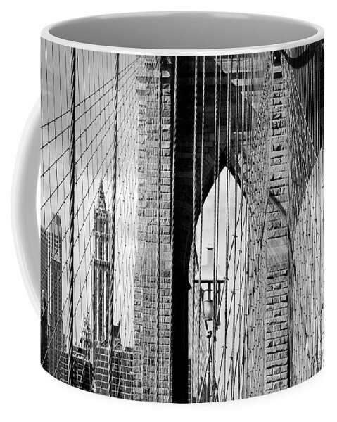 New York City Coffee Mug featuring the photograph Brooklyn Bridge New York City USA by Sabine Jacobs