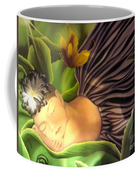 Portraits Coffee Mug featuring the painting Brooklyn by Dianna Lewis