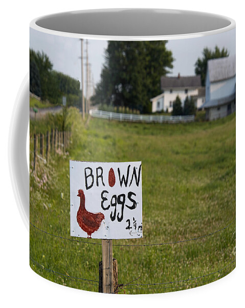 Brown Eggs Coffee Mug featuring the photograph Brown Eggs by David Arment