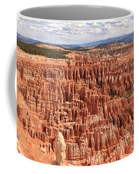 Bryce Canyon Panorama Coffee Mug featuring the photograph Bryce Canyon Extra Large Panorama by Adam Jewell