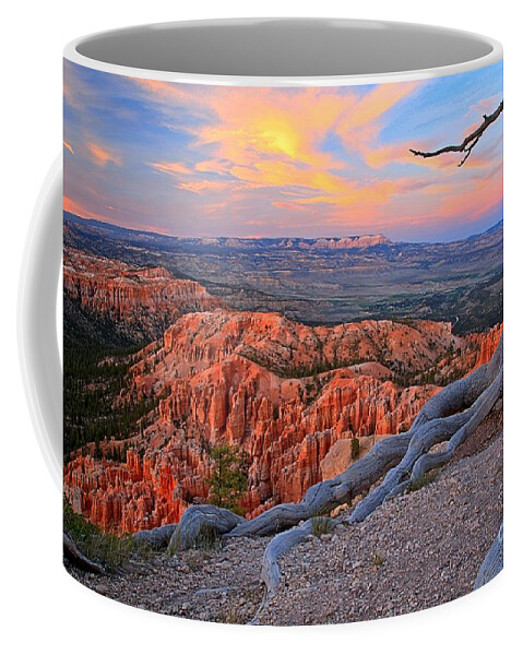Bryce Canyon Coffee Mug featuring the photograph Bryce Sunset Glow by Adam Jewell