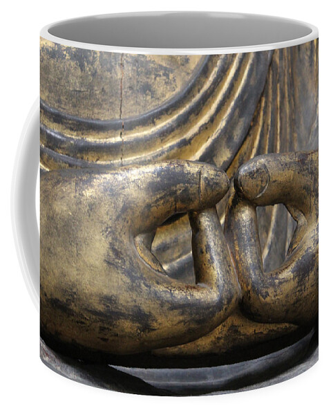 The Buddha Coffee Mug featuring the photograph Buddha 3 by Lynn Sprowl