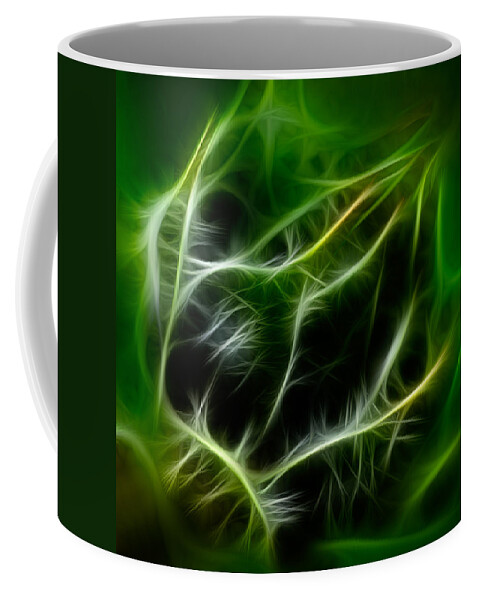Spring Coffee Mug featuring the painting Budding Beauty by Omaste Witkowski