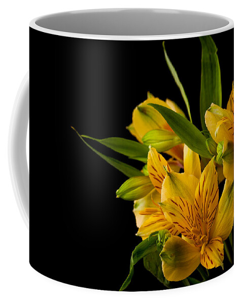 Green Coffee Mug featuring the photograph Budding flowers by Sennie Pierson