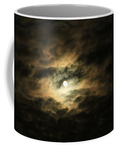Clouds Coffee Mug featuring the photograph Burning Through by Deborah Crew-Johnson