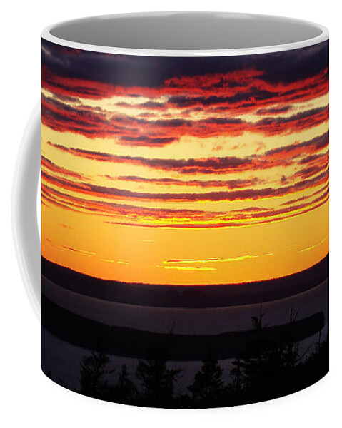 Sky Coffee Mug featuring the photograph Burning by Zinvolle Art