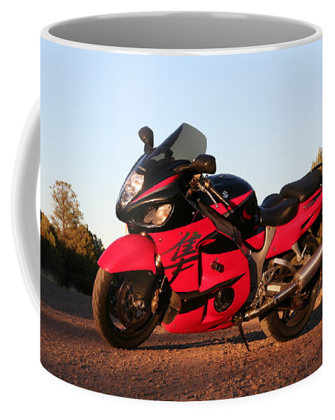 Motorcycle Coffee Mug featuring the photograph Busa by David S Reynolds