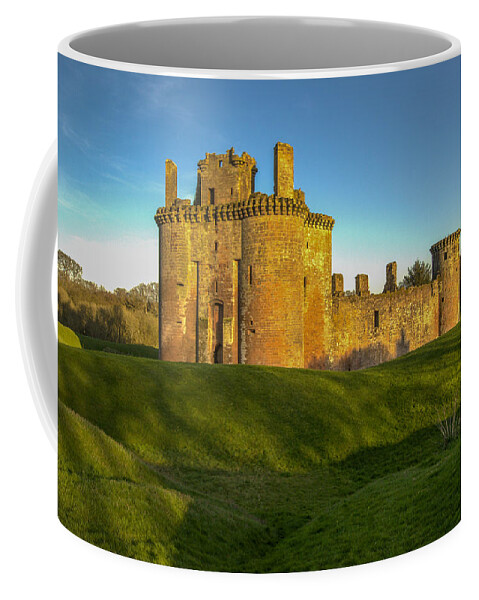 Caerlaverock Castle Coffee Mug featuring the photograph Caerlaverock Castle - 1 by Paul Cannon