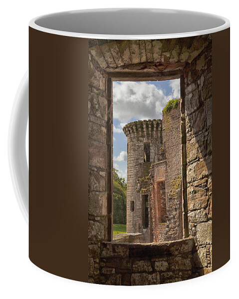 Castle Coffee Mug featuring the photograph Caerlaverock Castle by Eunice Gibb