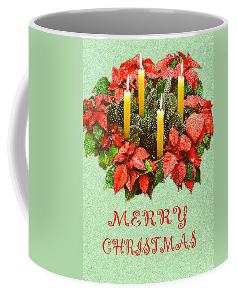 Christmas Coffee Mug featuring the photograph California Cactus Christmas by Mary Helmreich