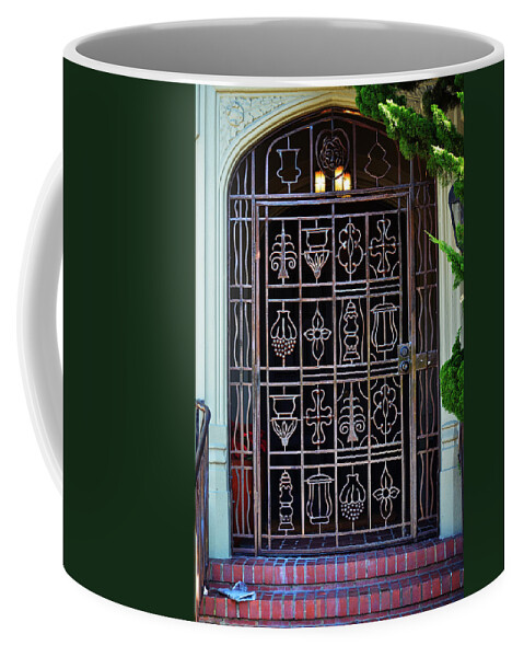 Door Coffee Mug featuring the photograph California Door Collection 4 by Xueling Zou