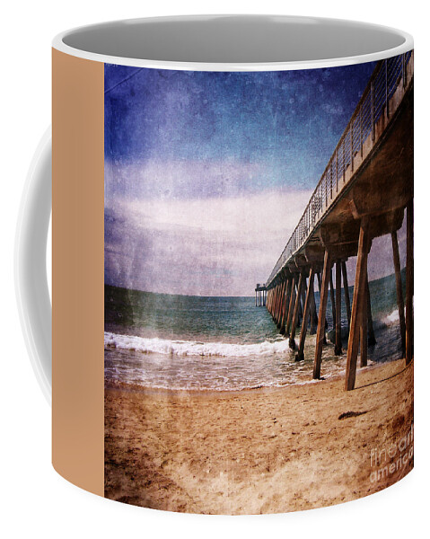 California Coffee Mug featuring the photograph California Pacific Ocean Pier by Phil Perkins