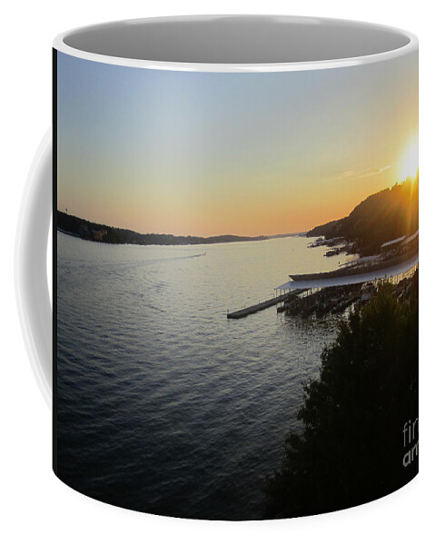 Sunset Coffee Mug featuring the photograph Calling It A Day by Fiona Kennard