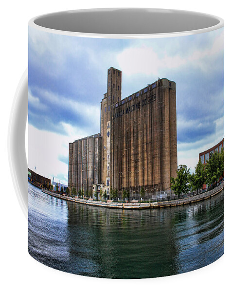 Malting Silo Coffee Mug featuring the photograph Canada Malting Silos by Nicky Jameson