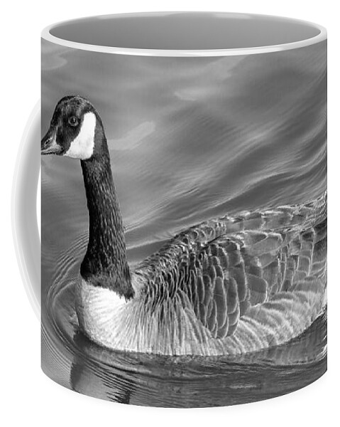 Nature Coffee Mug featuring the photograph Canadian Goose by Bernd Laeschke