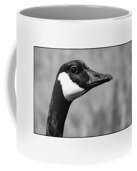 Goose Coffee Mug featuring the photograph Canadian Goose by Ron Roberts