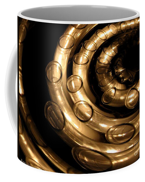 Candle Coffee Mug featuring the photograph Candle Abstract 2 by Rose Santuci-Sofranko