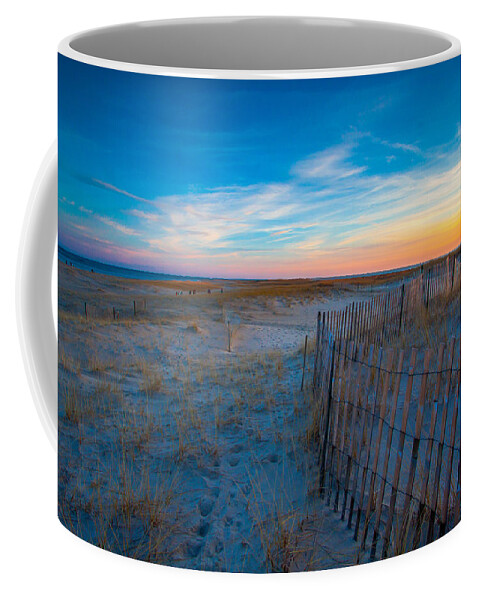 Lighthouse Beach Coffee Mug featuring the photograph Cape Cod Sunset by Brian MacLean