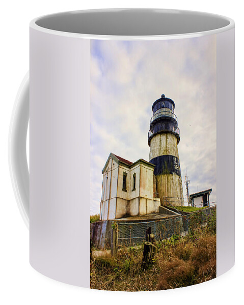Lighthouse Coffee Mug featuring the photograph Cape Disappointment by Cathy Anderson