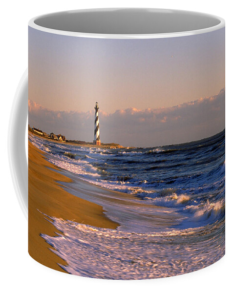 Beach Coffee Mug featuring the photograph Cape Hatteras Lighthouse, Nc by Jeffrey Lepore