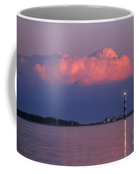 North Carolina Coffee Mug featuring the photograph Cape Lookout Lighthouse by Bruce Roberts