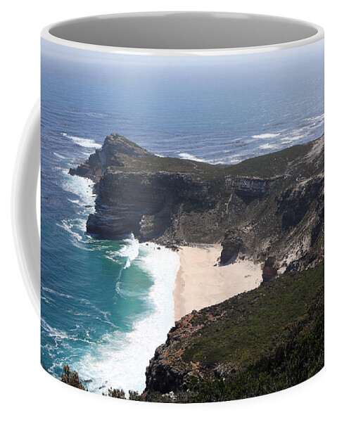 South Africa Coffee Mug featuring the photograph Cape Of Good Hope Coastline - South Africa by Aidan Moran