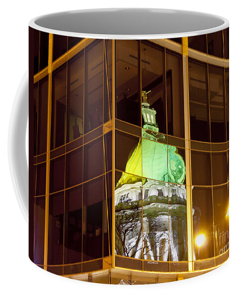 Capitol Coffee Mug featuring the photograph Capitol reflection by Steven Ralser