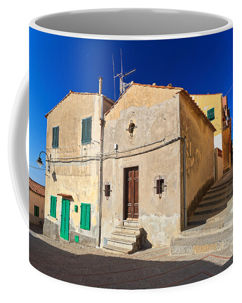 Capoliveri Coffee Mug featuring the photograph Capoliveri - small square by Antonio Scarpi
