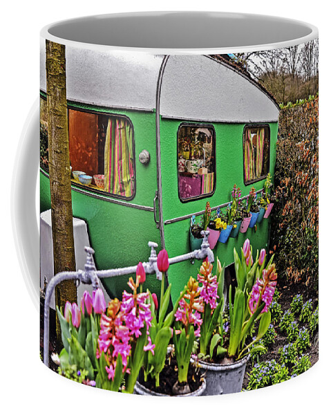 Travel Coffee Mug featuring the photograph Caravan Garden by Elvis Vaughn
