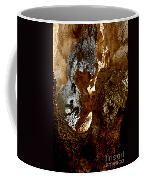 Abstracts Coffee Mug featuring the photograph Carlsbad Caverns #1 by Kathy McClure