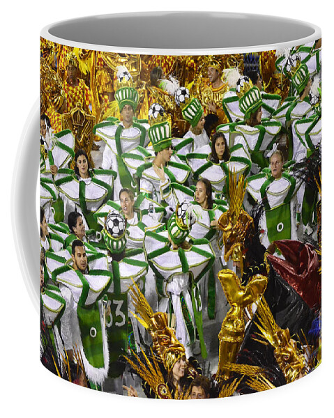 Carnival Coffee Mug featuring the photograph Carnival Rio De Janeiro 14 by Bob Christopher