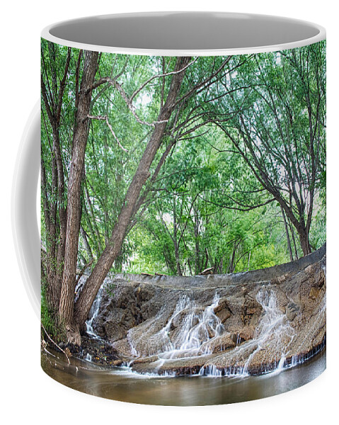 Waterfall Coffee Mug featuring the photograph Cascading Waterfall by James BO Insogna