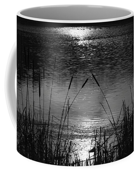 Cattails Coffee Mug featuring the photograph Cattails 3 by Susan McMenamin