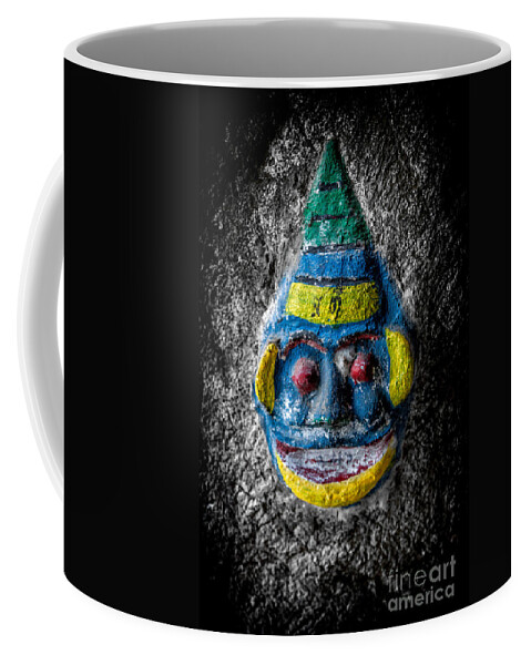 Hdr Coffee Mug featuring the photograph Cave Face 3 by Adrian Evans