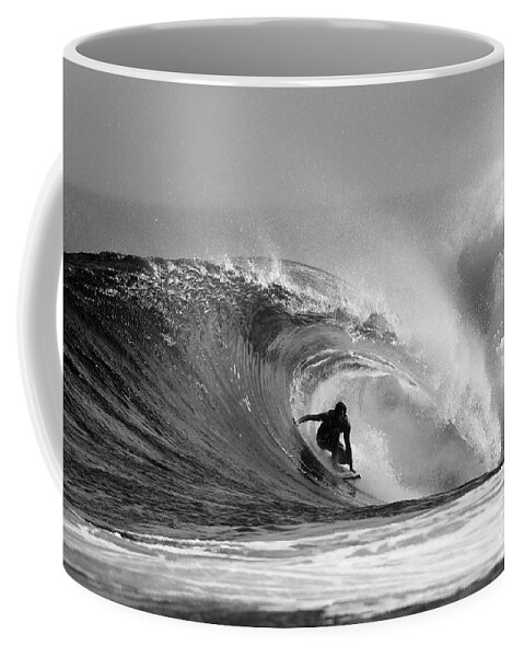 Surf Coffee Mug featuring the photograph Caveman by Paul Topp