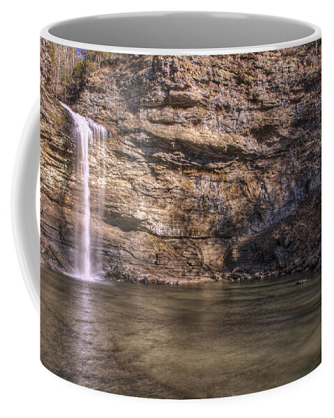 Waterfall Coffee Mug featuring the photograph Cedar Falls at Petit Jean State Park - Arkansas by Jason Politte