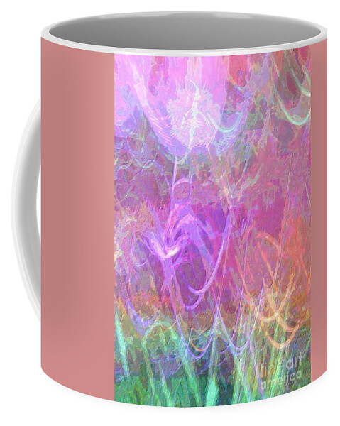 Celeritas Coffee Mug featuring the mixed media Celeritas 33 by Leigh Eldred